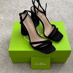 Sam Edelman Kia Black Suede Heels